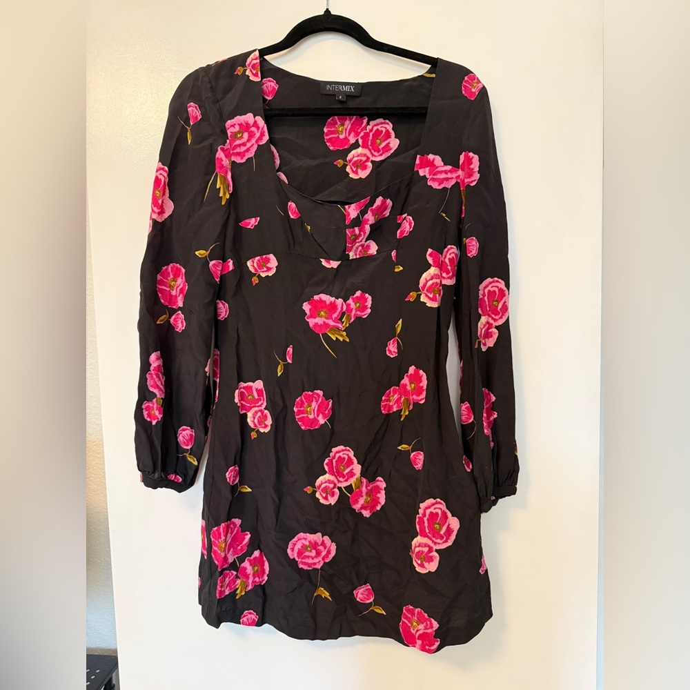 Intermix Bernice 4 mini dress black